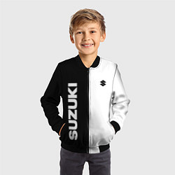 Бомбер детский Suzuki Z, цвет: 3D-черный — фото 2