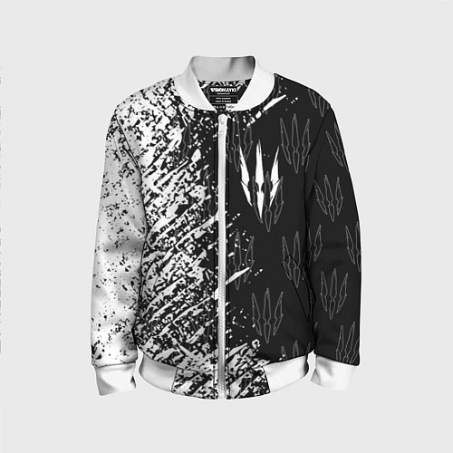 Детский бомбер The Witcher / 3D-Белый – фото 1