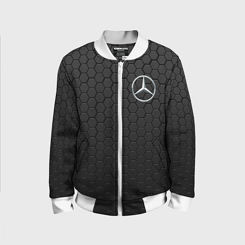 Детский бомбер MERCEDES-BENZ AMG / 3D-Белый – фото 1