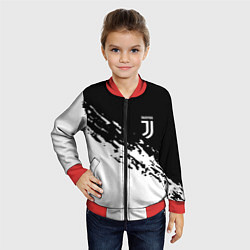 Бомбер детский JUVENTUS, цвет: 3D-красный — фото 2