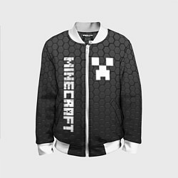 Бомбер детский MINECRAFT МАЙНКРАФТ, цвет: 3D-белый