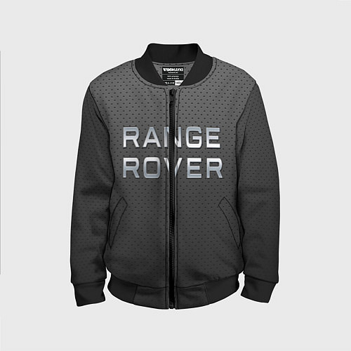 Детский бомбер Range rover / 3D-Черный – фото 1