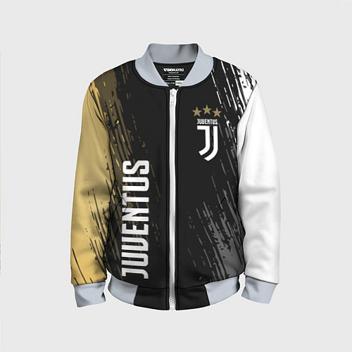 Детский бомбер JUVENTUS / 3D-Серый – фото 1