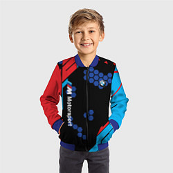 Бомбер детский CYBER BMW UNIFORM, цвет: 3D-синий — фото 2