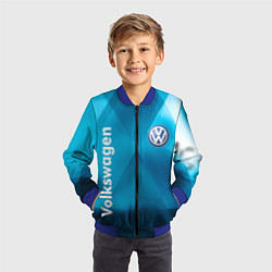 Бомбер детский VOLKSWAGEN, цвет: 3D-синий — фото 2