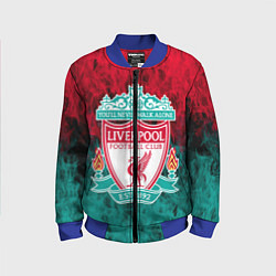 Бомбер детский LIVERPOOL, цвет: 3D-синий