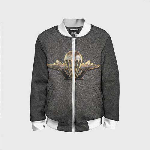 Детский бомбер ВДВ / 3D-Белый – фото 1