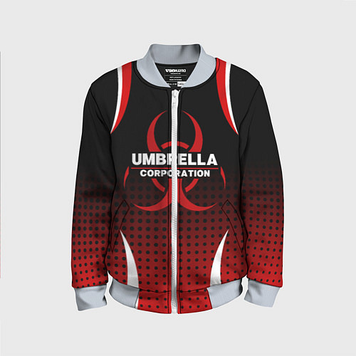 Детский бомбер Umbrella / 3D-Серый – фото 1