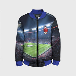 Бомбер детский FC MILAN, цвет: 3D-синий