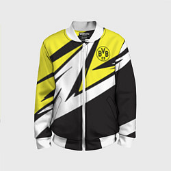 Бомбер детский Borussia Dortmund, цвет: 3D-белый