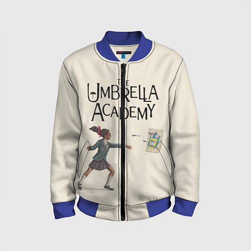 Детский бомбер The umbrella academy / 3D-Синий – фото 1