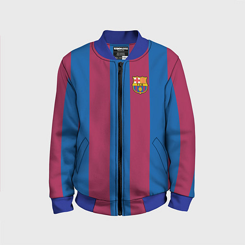 Детский бомбер FC Barcelona 2021 / 3D-Синий – фото 1