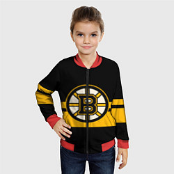 Бомбер детский BOSTON BRUINS NHL, цвет: 3D-красный — фото 2