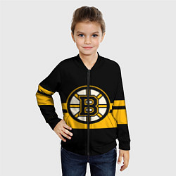Бомбер детский BOSTON BRUINS NHL, цвет: 3D-черный — фото 2
