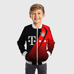 Бомбер детский FC Bayern Munchen Форма, цвет: 3D-белый — фото 2