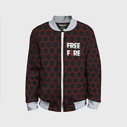 Бомбер детский FREE FIRE ФРИ ФАЕР, цвет: 3D-серый