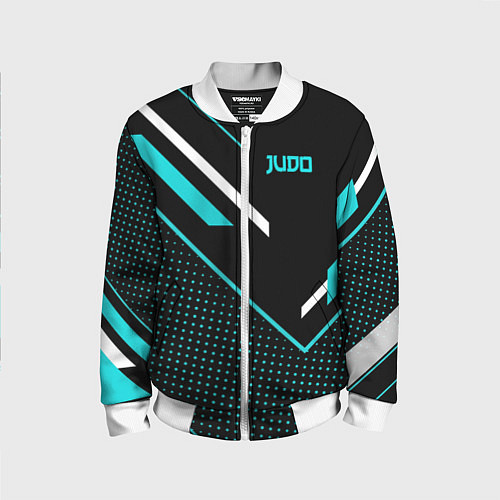 Детский бомбер Judo / 3D-Белый – фото 1