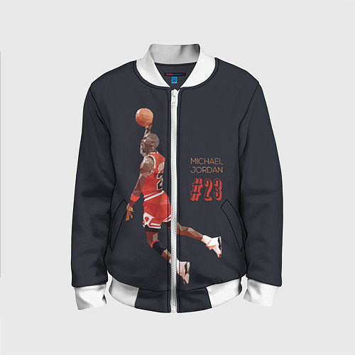 Детский бомбер MICHAEL JORDAN / 3D-Белый – фото 1