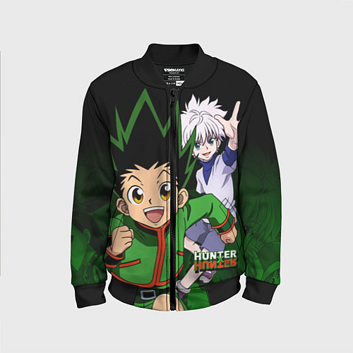 Детский бомбер Hunter x Hunter / 3D-Черный – фото 1