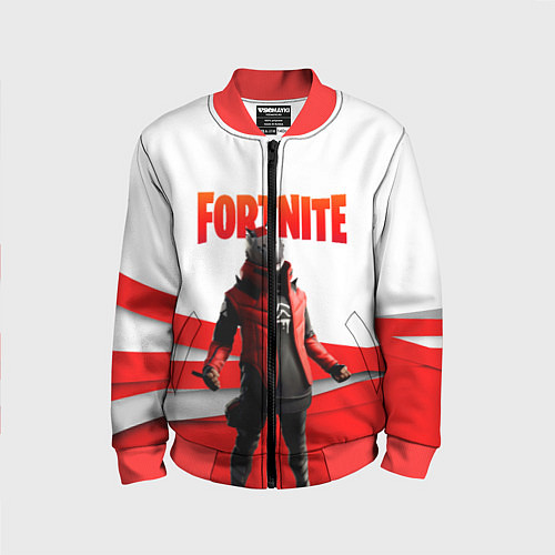 Детский бомбер FORTNITE / 3D-Красный – фото 1