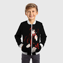 Бомбер детский Убийца Акаме, цвет: 3D-белый — фото 2