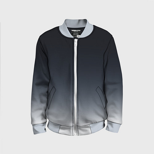 Детский бомбер Градиент / 3D-Серый – фото 1