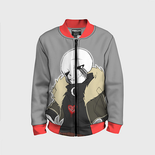 Детский бомбер UNDERTALE / 3D-Красный – фото 1
