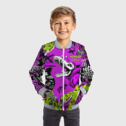 Бомбер детский Watch Dogs: Legion, цвет: 3D-серый — фото 2