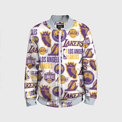 Бомбер детский LAKERS LOGO, цвет: 3D-серый