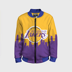 Бомбер детский LOS ANGELES LAKERS, цвет: 3D-синий