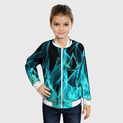 Бомбер детский ASSASSINS CREED VALHALLA, цвет: 3D-белый — фото 2