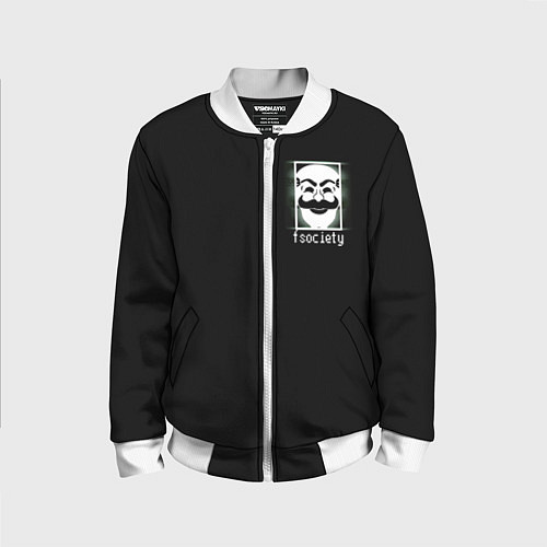 Детский бомбер MP ROBOT / 3D-Белый – фото 1