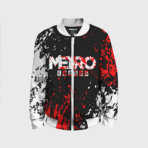 Детский бомбер METRO EXODUS / 3D-Белый – фото 1