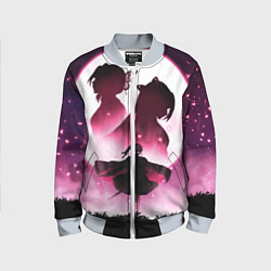 Детский бомбер Столп Бабочки