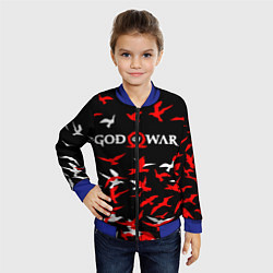 Бомбер детский GOD OF WAR, цвет: 3D-синий — фото 2
