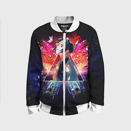 Детский бомбер Шинобу Кочо / 3D-Белый – фото 1