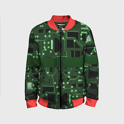 Детский бомбер Неоновая схема