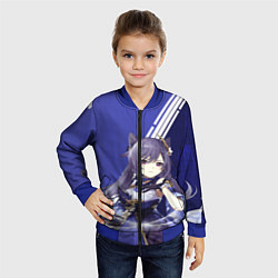 Бомбер детский Genshin Impact, цвет: 3D-синий — фото 2