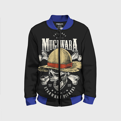Детский бомбер MUGIWARA ONE PIECE / 3D-Синий – фото 1