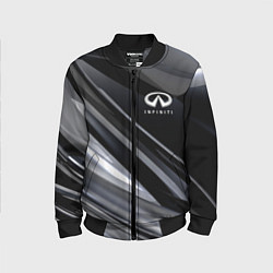 Бомбер детский Infiniti, цвет: 3D-черный