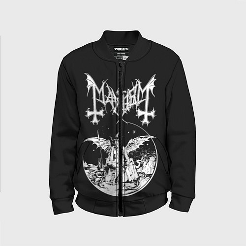 Детский бомбер Mayhem / 3D-Черный – фото 1