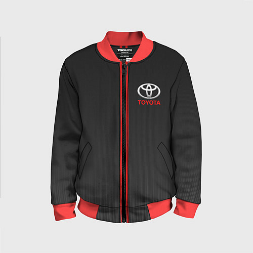 Детский бомбер TOYOTA PASSION FOR LIFE / 3D-Красный – фото 1