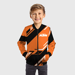 Бомбер детский KTM КТМ SPORT, цвет: 3D-черный — фото 2
