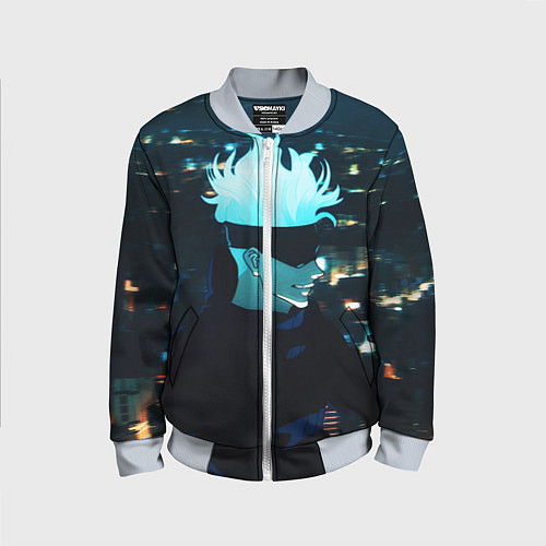 Детский бомбер Магическая битва / 3D-Серый – фото 1