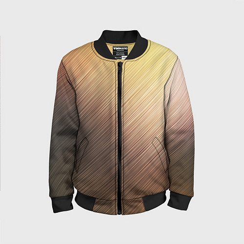 Детский бомбер Texture Sun Glare / 3D-Черный – фото 1