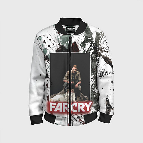 Детский бомбер FARCRY WOLF / 3D-Черный – фото 1