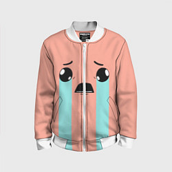 Бомбер детский Crying Isaac, цвет: 3D-белый