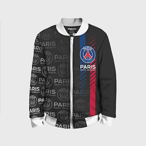 Детский бомбер ФК ПСЖ PARIS SAINT GERMAIN / 3D-Белый – фото 1