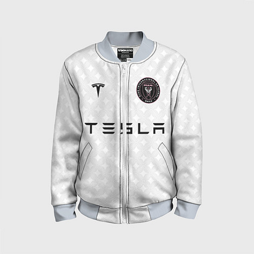 Детский бомбер INTER MIAMI FC TESLA KIT / 3D-Серый – фото 1