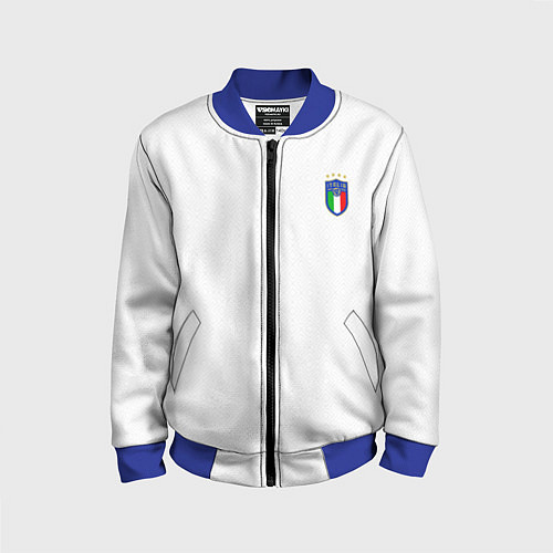 Детский бомбер Сборная Италии / 3D-Синий – фото 1
